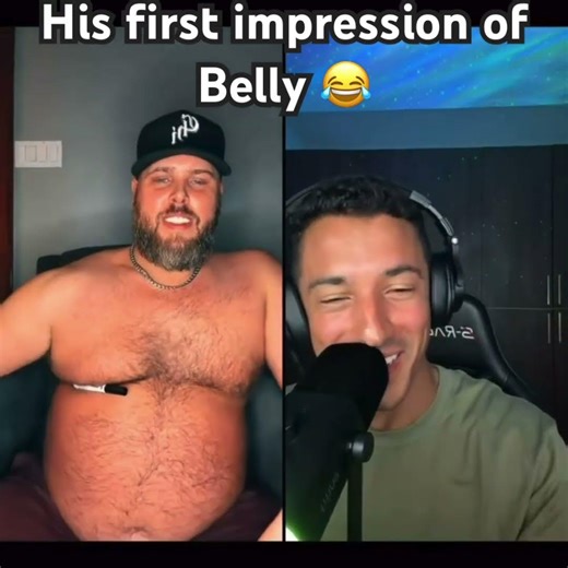 Do you think he developed a crush? #belly #bear #livestream
