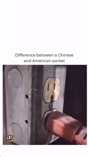 Difference between a Chinese and American socket