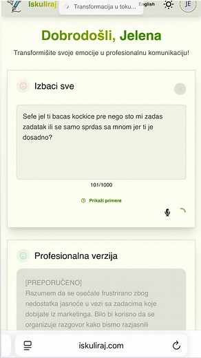 zone z | Evo kako radi sajt koji mi je spasio posao i kolegijalne odnose - adresa je www.iskuliraj.com 👩🏽‍💻 Napisem sve sto stvarno mislim, a u... | Instagram