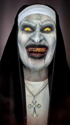 "💄 Valak's Haunting Makeup Tutorial | The Nun's Dark Charm | SFX Makeup"