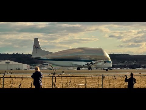 NASA 377SGT Super Guppy Landing, Rare!!