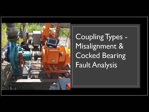 Coupling Types - Misalignment & Cocked Bearing - Fault Analysis