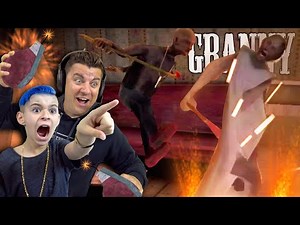 WE CAN BLOW UP GRANNY and GRANDPA with GRENADES! New Weapon in Granny Chapter 2