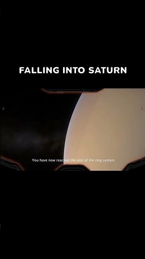 Falling Into Saturn (Simulation)