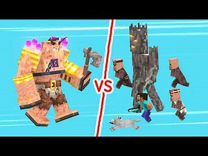 Steve encounters the swamp monster - Minecraft Animation