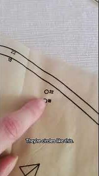 How the heck do you read these things? Explaining pattern symbols. #sewing #sewingpatterns