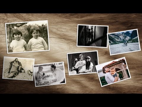 Funeral Slideshow Video | Celebration of Life. Memorial Slideshow | Wooden Desk