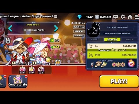 Amber Sugar Season Arena 2/Round 4 (Cookie Run: OvenBreak)