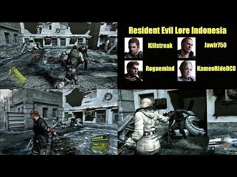 RESIDENT EVIL 6 - CHRIS & JAKE (Edonia) - 4 Players 3 Splitscreen CO-OP | Story Intersection