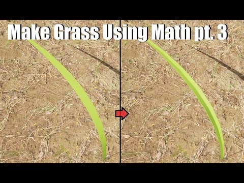UE5 Procedural Grass Using Bezier Curves pt. 3: Pixel Shading