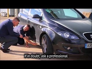 Axle Stands in Use Safety Video