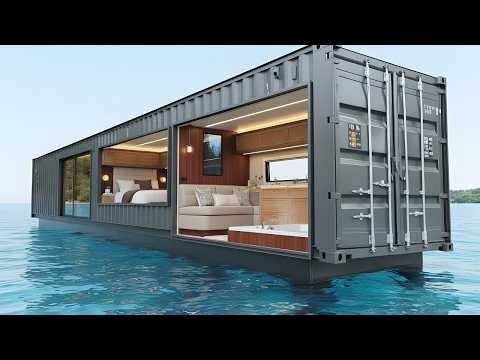 🏡 MAN BUILDS 3 AMAZING HOUSES USING SHIPPING CONTAINERS | INCREDIBLE CONTAINER HOME DESIGN