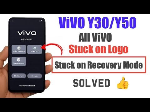 Vivo Y30 Stuck on Logo & Recovery Mode Fix | All Vivo Stuck Problem Solution 2025| unlock tool