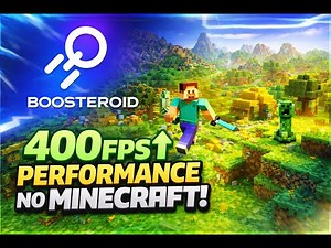 Testando Minecraft na BOOSTEROID | BOOSTEROID