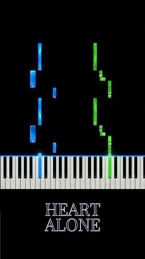 Heart - Alone | Easy Piano Tutorial #alone #heart #pianotutorial