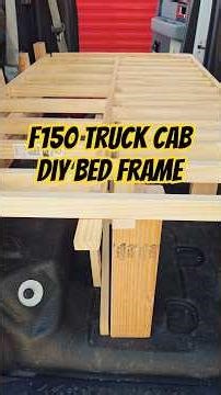F150 Truck Cab Bed Frame #Overlander #Vanlife #Trucklife #nomad #travel #camper #diy #F150