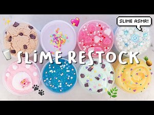SLIME RESTOCK ASMR: NEW JELLY, BINGSU, & MORE! November 15th 2020