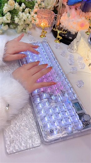 🌈 RGB Keyboard Glow That Hits Different | #asmr #shorts #short #shortvideo #viralvideo #virelshorts
