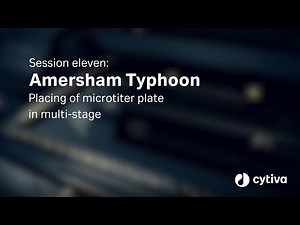 Amersham™ Typhoon™ instrument tutorial #11: Placing of microtiter plate in multistage