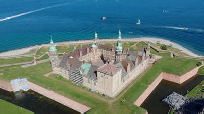 Drone Reveals Denmark’s Kronborg Castle, The Real Elsinore