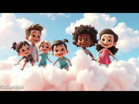 The Cotton Candy Clouds 🍭☁️ A sweet, dreamy sky world where| Nursery Rhymes & Kids Songs