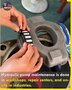 Why Hydraulic Pump Maintenance Matters: Explained Simply.😯🧐 #machinerepair | Fun club