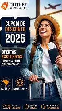 ✈️ Discount coupon for Outlet de Passagens 2026: cheap flights with discounts today + cheap tickets