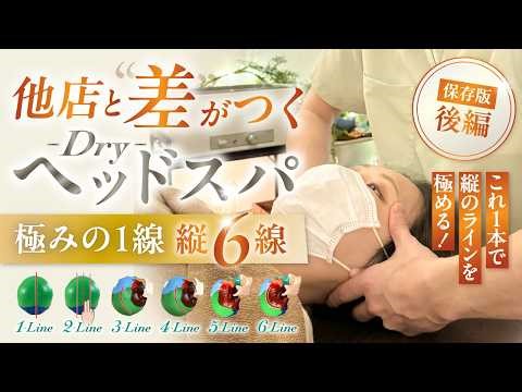 [Paid] Dry Head Spa Course "Learn all 6 vertical lines with this one tool!" 5 vertical lines + 1 ...