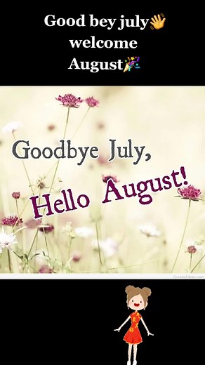 Hello August: A Cheerful Summer Animation