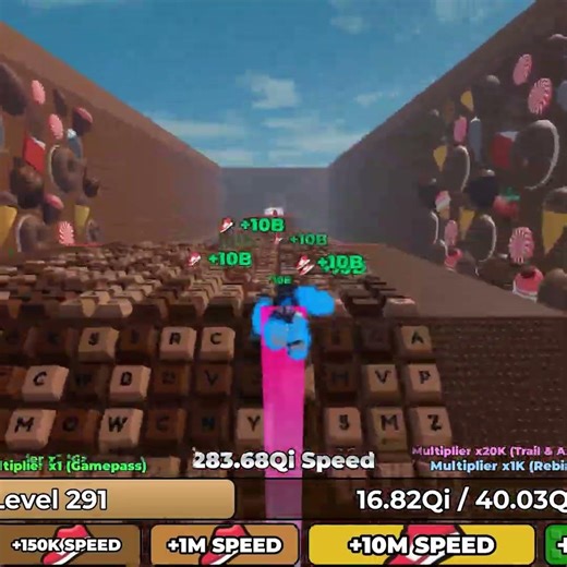 ESCAPE KEYBOARDS NEW STAGES UNLOCKED! 🔥 +1 Speed Roblox