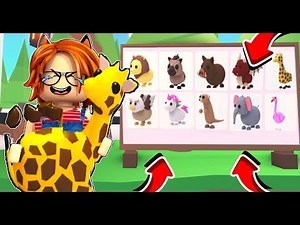 ADOPTANDO *TODAS* LAS NUEVAS MASCOTAS SAFARI de ADOPT ME en ROBLOX 😱