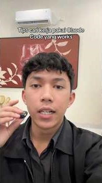 Kalo lu butuh Claude Code buat bantuin cari kerja, bisa pake cara ini 😉