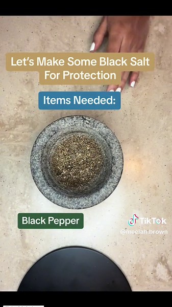 Use black salt for banishing rituals, to absorb negative energy, breaking curses, creating protective barriers ✨ #spellcasting #lovespell #protectionspells #witchtok #bookofshadows #magicgirl #magicgirly