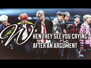 bts imagine; 𝘄𝗵𝗲𝗻 𝘁𝗵𝗲𝘆 𝘀𝗲𝗲 𝘆𝗼𝘂 𝗰𝗿𝘆𝗶𝗻𝗴 𝗮𝗳𝘁𝗲𝗿 𝗮𝗻 𝗮𝗿𝗴𝘂𝗺𝗲𝗻𝘁