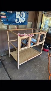 Diy quail cage creation! #quail #homemade #home
