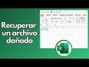 Cómo recuperar un archivo de Excel dañado - guía completa