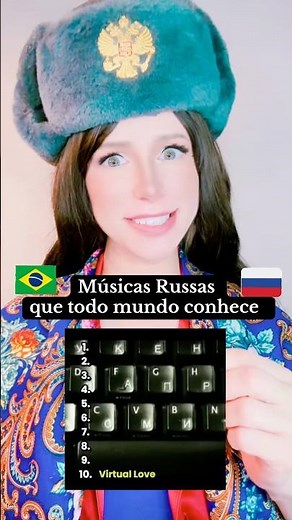 🇧🇷🇷🇺 Top 5 músicas russas que todo mundo conhece #música #tradução #song #russian #aprender