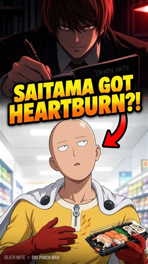 What If Light Yagami Wrote Saitama’s Name In The Death Note? #anime #animeweeb #animeshorts