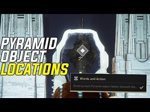 Destiny 2: ALL Pyramid Object Locations - Wicked Implement Exotic (Words and Action Triumph)