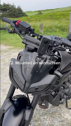 5 ways to mount an INSTA360! #motorcycles #insta360motorcycle #insta360 #bikergirl #yamaha