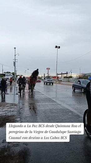 Peregrino de la Virgen de Guadalupe en La Paz BCS