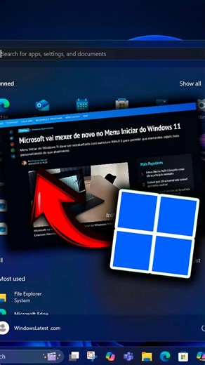 Windows 11 is getting a new Start Menu!!