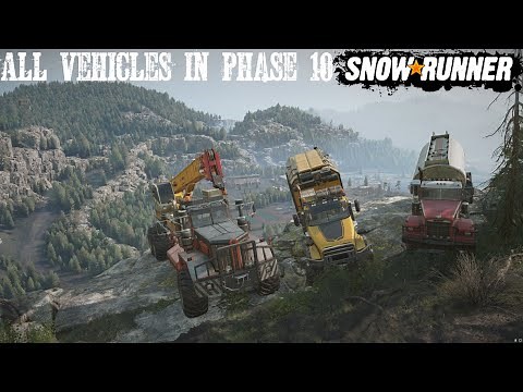 All phase 10 vehicles Their Locations And How To Get Them SnowRunner Season 10 New Update BC DLC