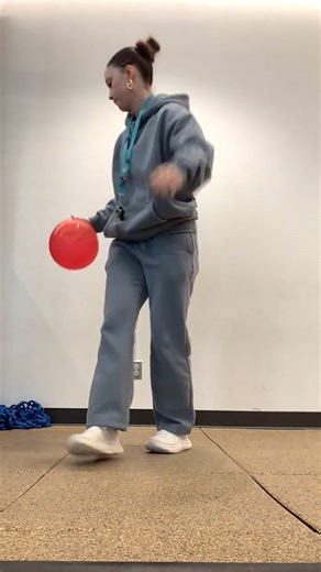 Toe Touches with Balloon