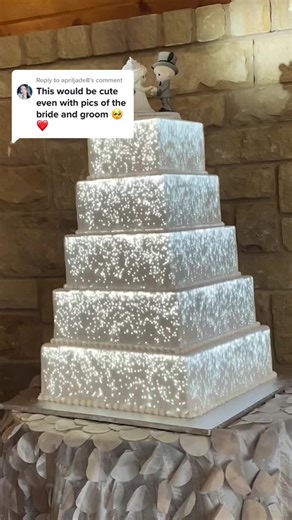 Disney Themed Wedding Cake with Projection Mapping