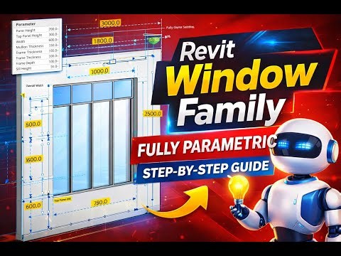 How To Build Parametric Windows in Revit | Architecture Tutorial