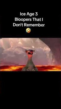 What if Ice Age 3 had Bloopers???Sid cant catch a break 😆 #iceage #iceage3 #bloopers #dinosaur