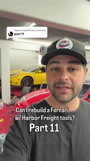 Restoring a Ferrari with Harbor Freight Tools
