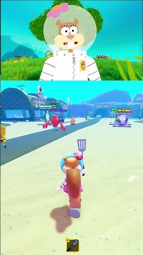 SpongeBob & Sandy Bought BUBBLE BASS!