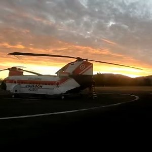 1.8K views · 188 reactions | Coulson Aviation is pleased to have partnered with Columbia Helicopters to support aerial firefighting missions in South America this year. Our team members have been flying this Boeing 234 alongside Columbia teams. Thanks to the team for the video of it after a busy day during the season. #coulsonaviation #aerialfirefighting #fireaviation #aviationindustry #aviation #chile #teamwork #firefighting | Coulson Aviation - Next Gen Firefighting | Facebook
